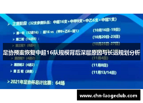 足协预案恢复中超16队规模背后深层原因与长远规划分析